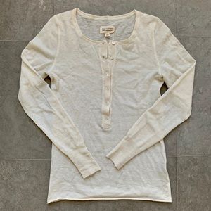 Nili Lotan Lightweight Wool Henley